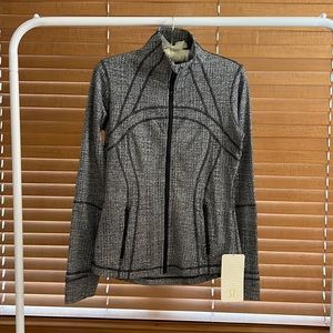 Grey Knit Print Lululemon Define Jacket
